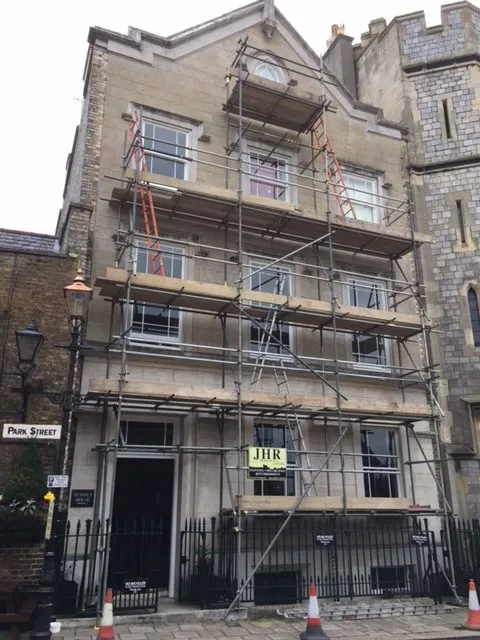four story building under construction